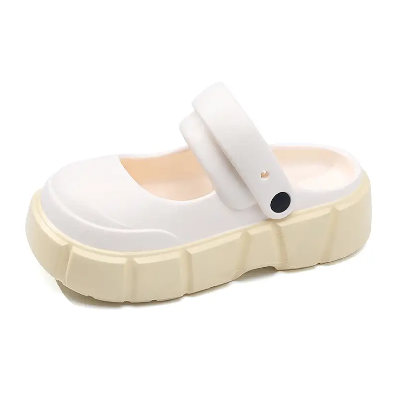Summer Women's Thick-soled Cave Shoes Heightened Outerwear Slippers Cute EVA Mary Jane All-match Dung-feeling Wear-resistant Sandals - Image 8