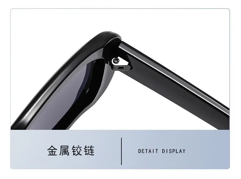 Men Retro UV Sunglasses with Metal Buckle β feature 9