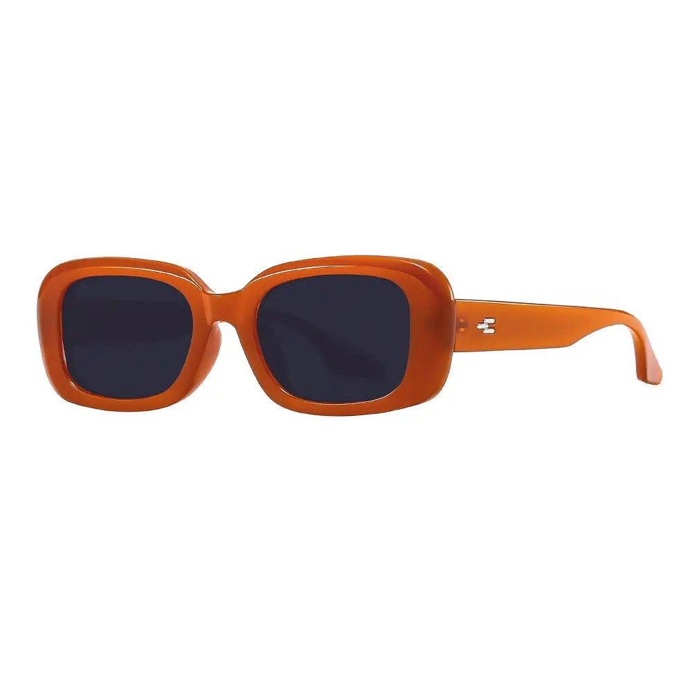 Men Retro UV Sunglasses with Metal Buckle - Image 4