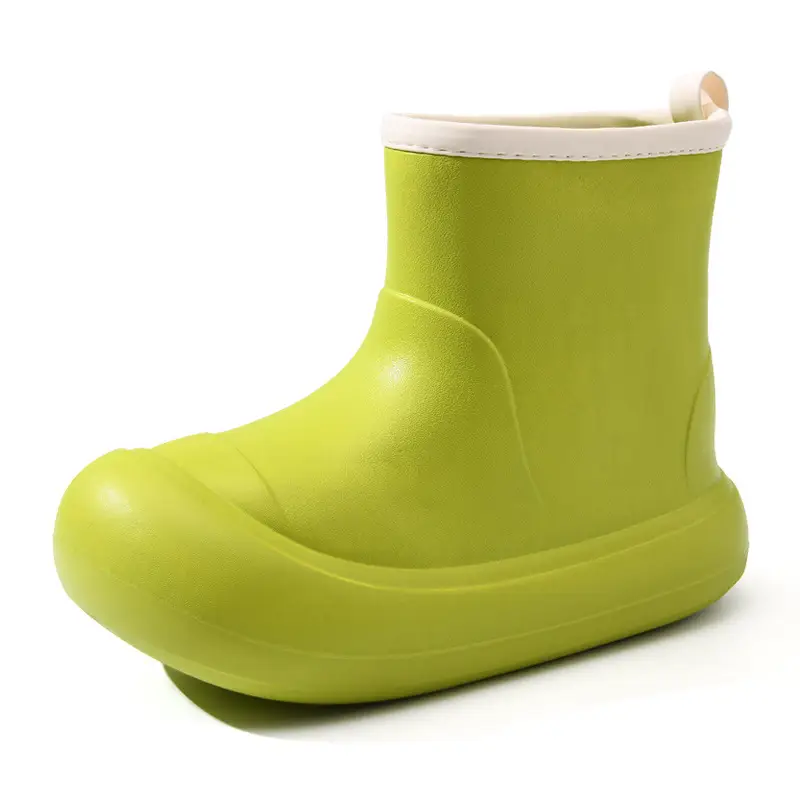 2024 New Cute High-top Rain Boots Women's Thick Sole Outer Wear Spring Outdoor Fashion Non-slip Four Seasons Rain Boots Rubber Shoes Women - Image 9
