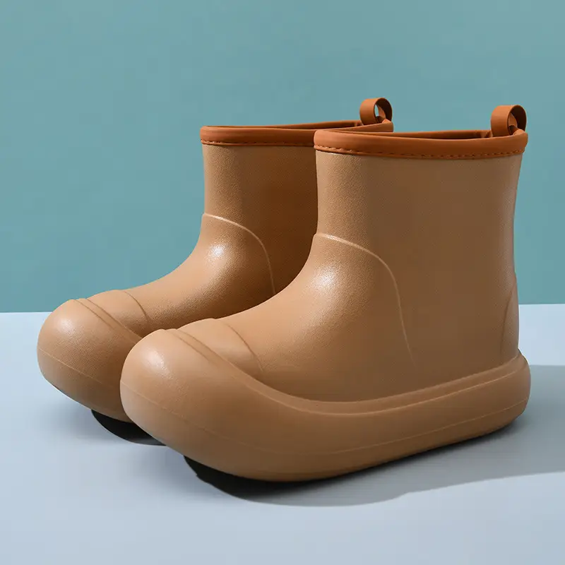 2024 New Cute High-top Rain Boots Women's Thick Sole Outer Wear Spring Outdoor Fashion Non-slip Four Seasons Rain Boots Rubber Shoes Women - Image 4