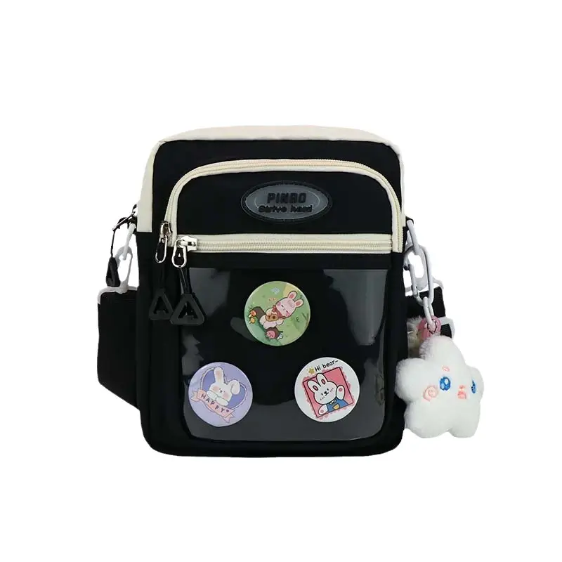 Women's Cute Japanese Candy Color Shoulder Bag Travel Satchel - Image 5