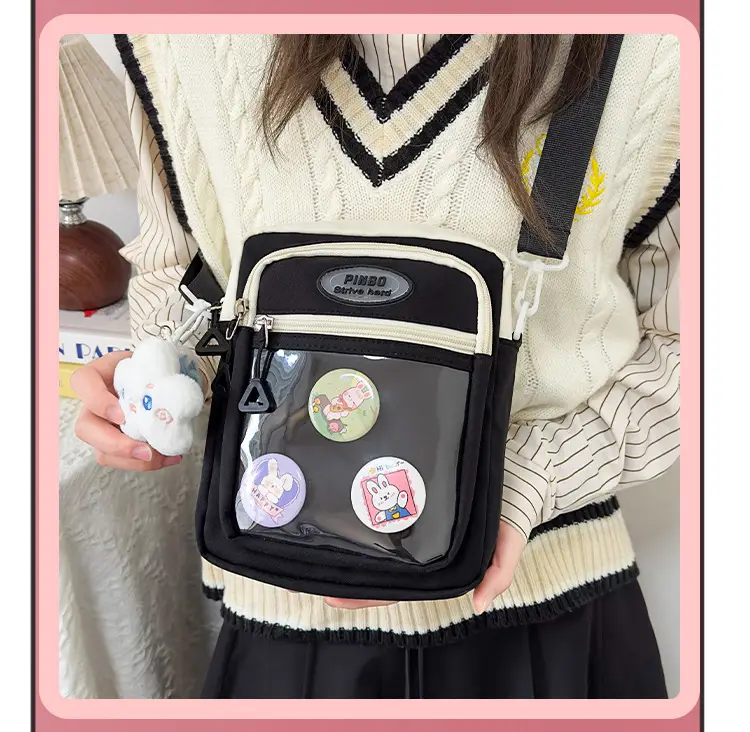 Women's Cute Japanese Candy Color Shoulder Bag Travel Satchel — feature 19