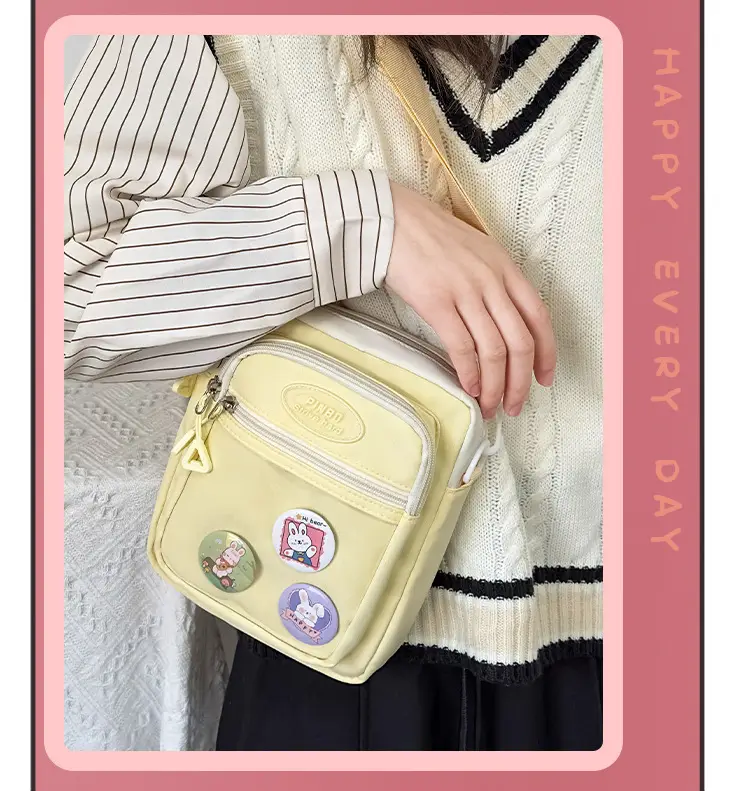Women's Cute Japanese Candy Color Shoulder Bag Travel Satchel — feature 21