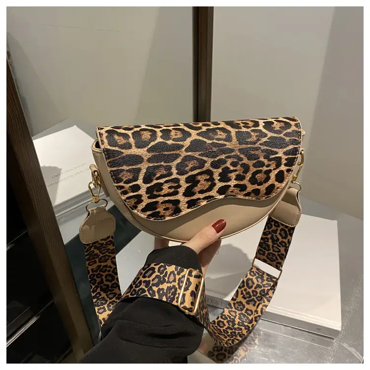 Leopard Print Saddle Bag with Wide Strap 2024 — feature 24