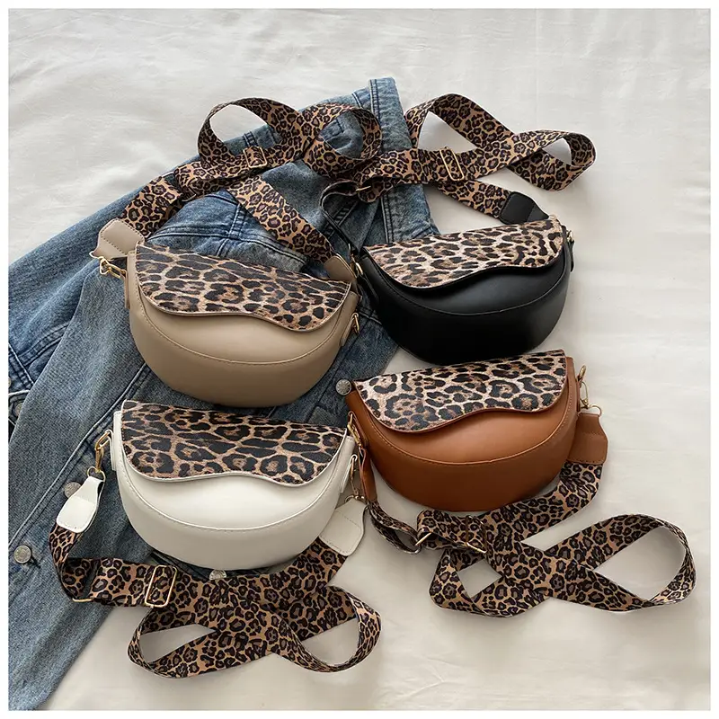 Leopard Print Saddle Bag with Wide Strap 2024 — feature 25
