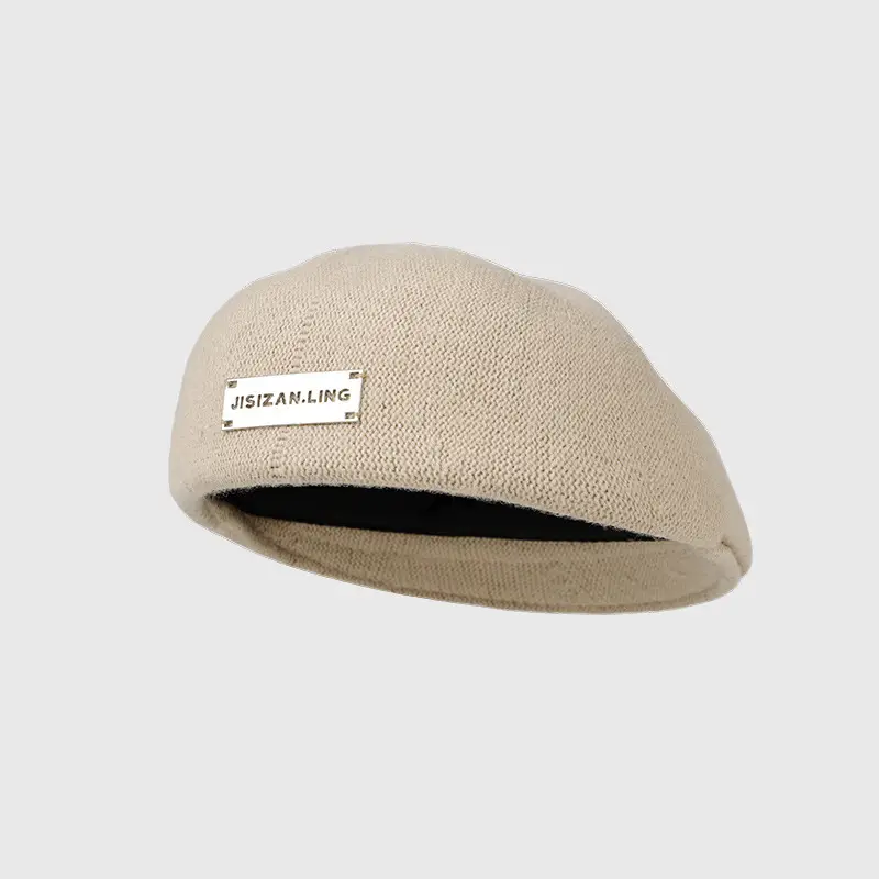 Women Wool Beret Warm Winter Cap Large - Image 11