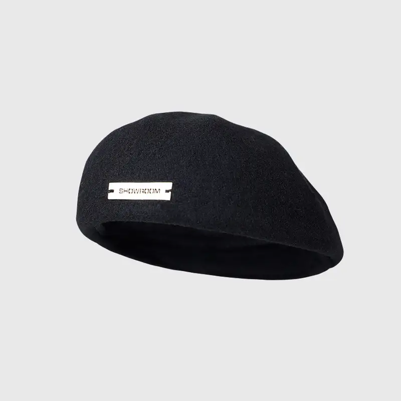 Women Wool Beret Warm Winter Cap Large - Image 4
