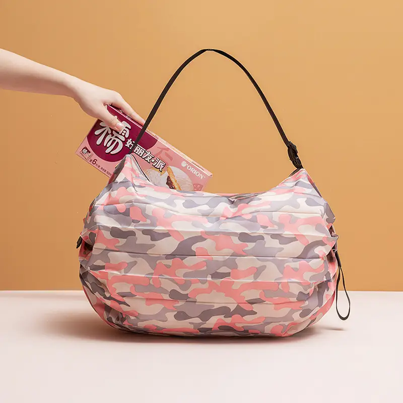Foldable Shopping Bag Large Capacity Travel Storage Bag - Image 8