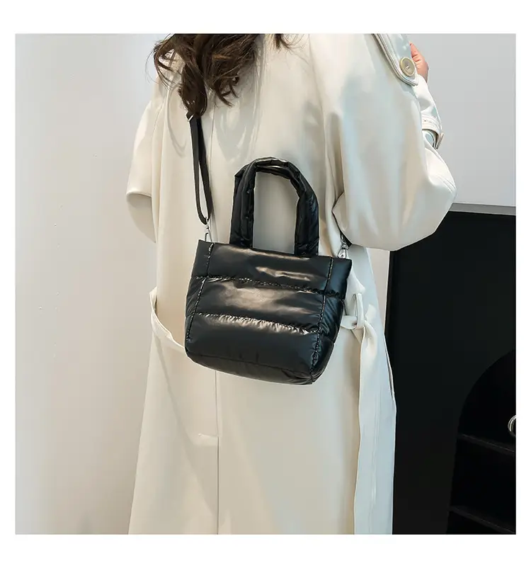 Black Embroidered Shoulder Bag for Women — feature 18