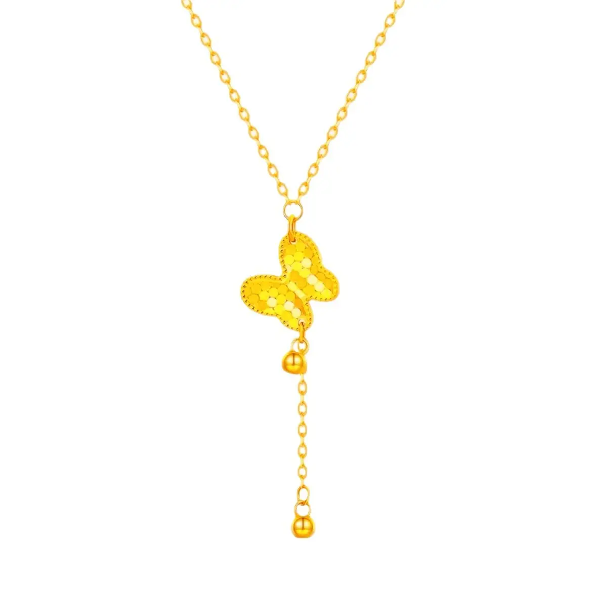 Gold Dragon Scale Necklace with Broken Ice Petals - Image 13