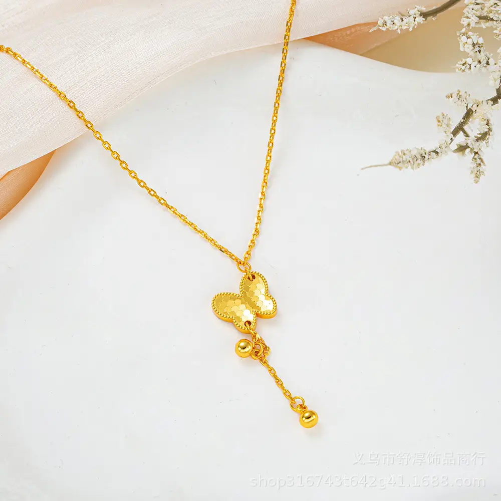 Gold Dragon Scale Necklace with Broken Ice Petals — feature 6