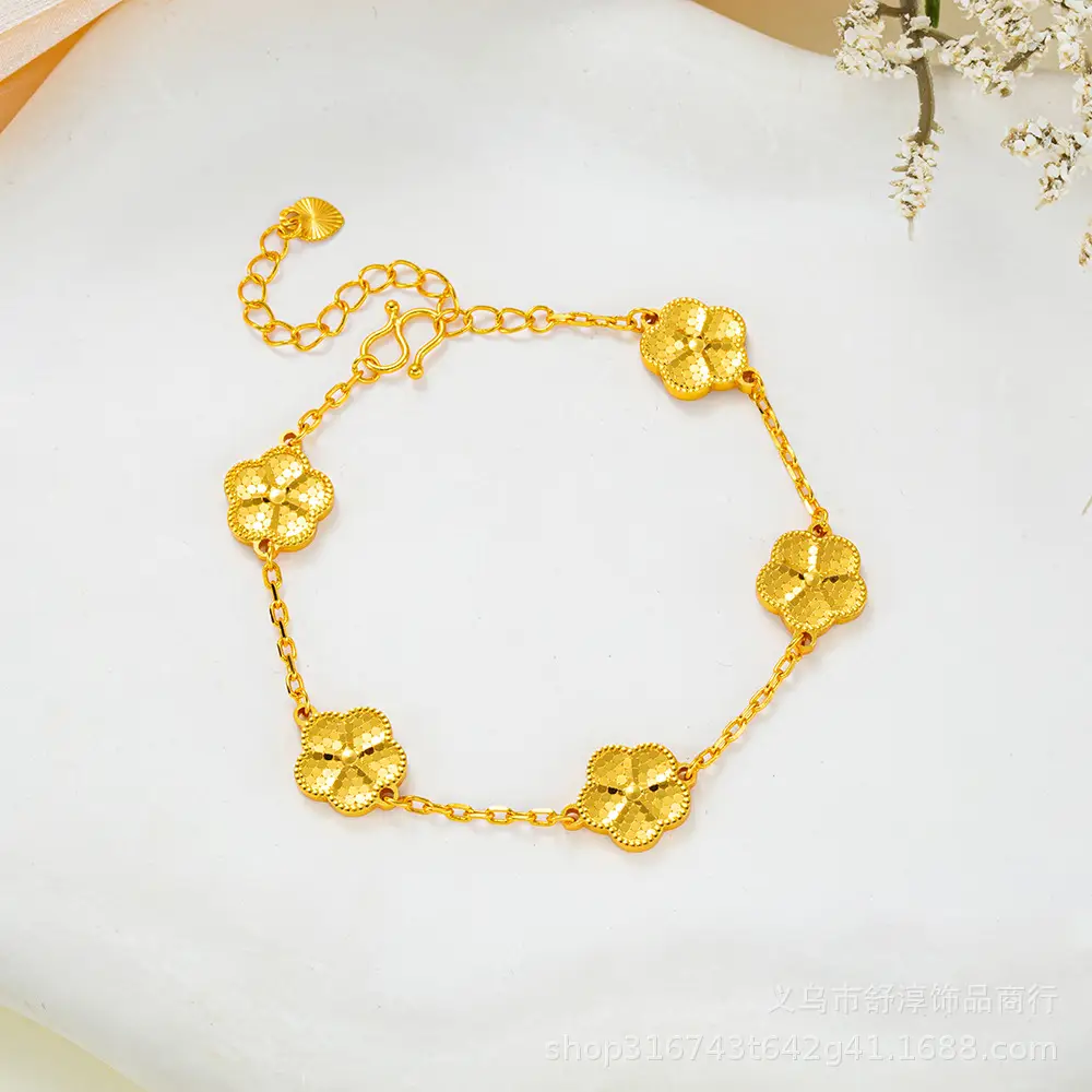 Gold Dragon Scale Necklace with Broken Ice Petals - Image 3