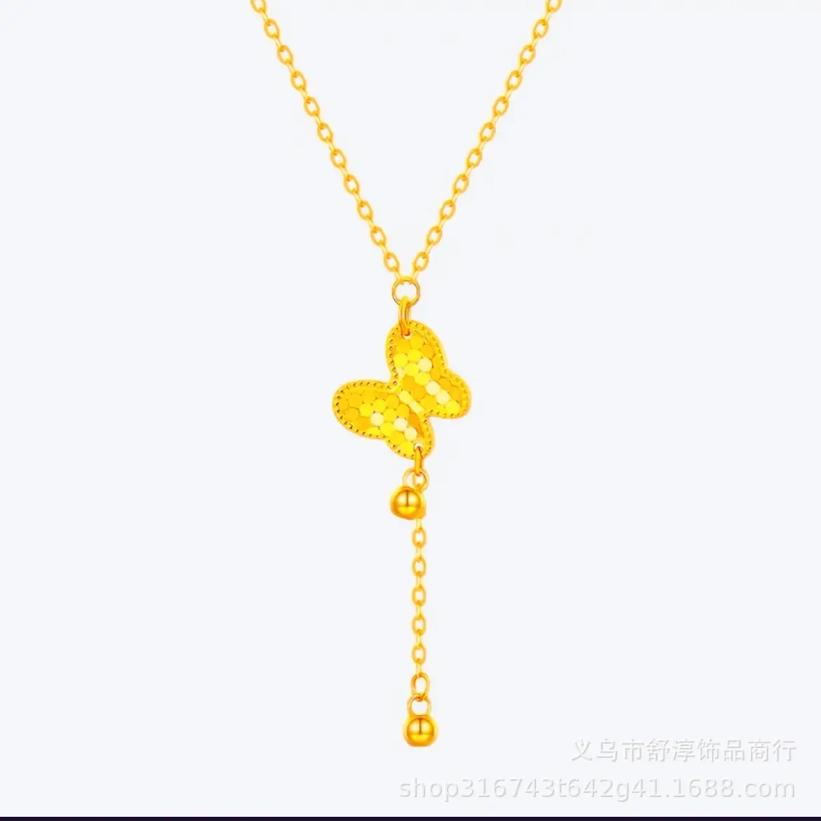 Gold Dragon Scale Necklace with Broken Ice Petals - Image 8