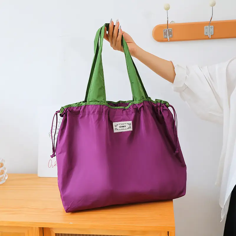Blue Foldable Mummy Bag Large Capacity Travel Storage Bag - Image 14