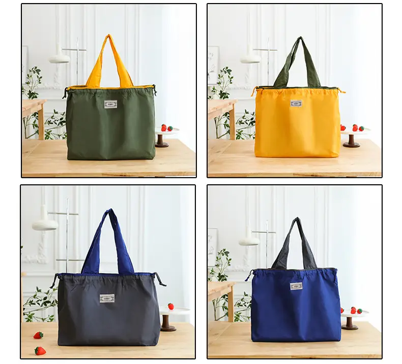 Blue Foldable Mummy Bag Large Capacity Travel Storage Bag — feature 21