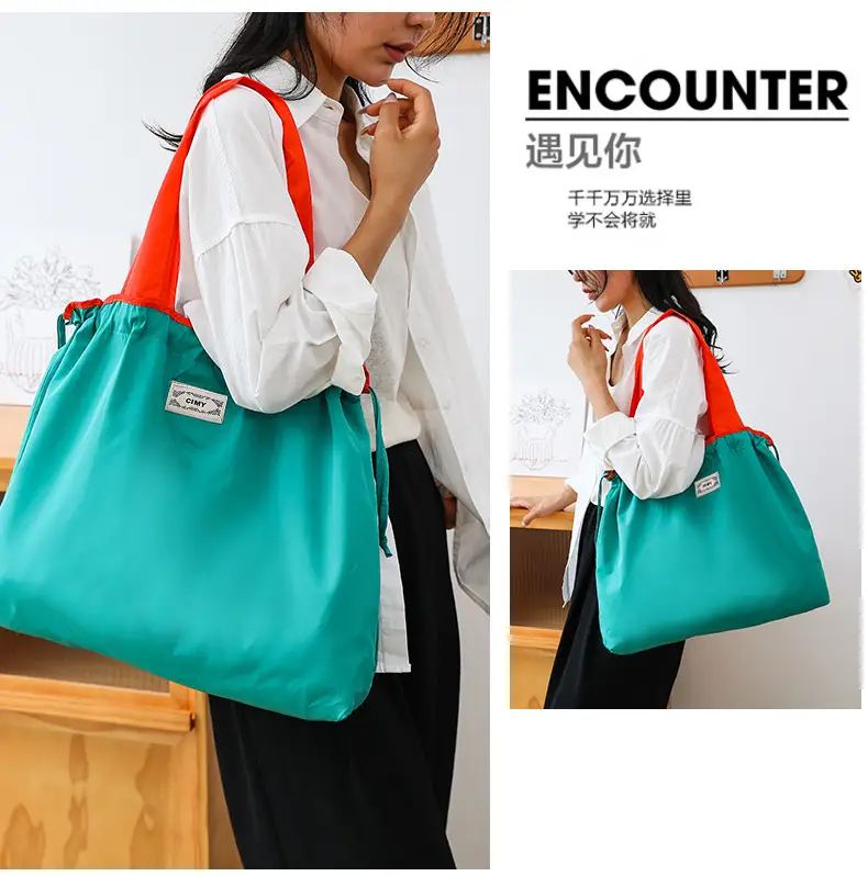 Blue Foldable Mummy Bag Large Capacity Travel Storage Bag — feature 28