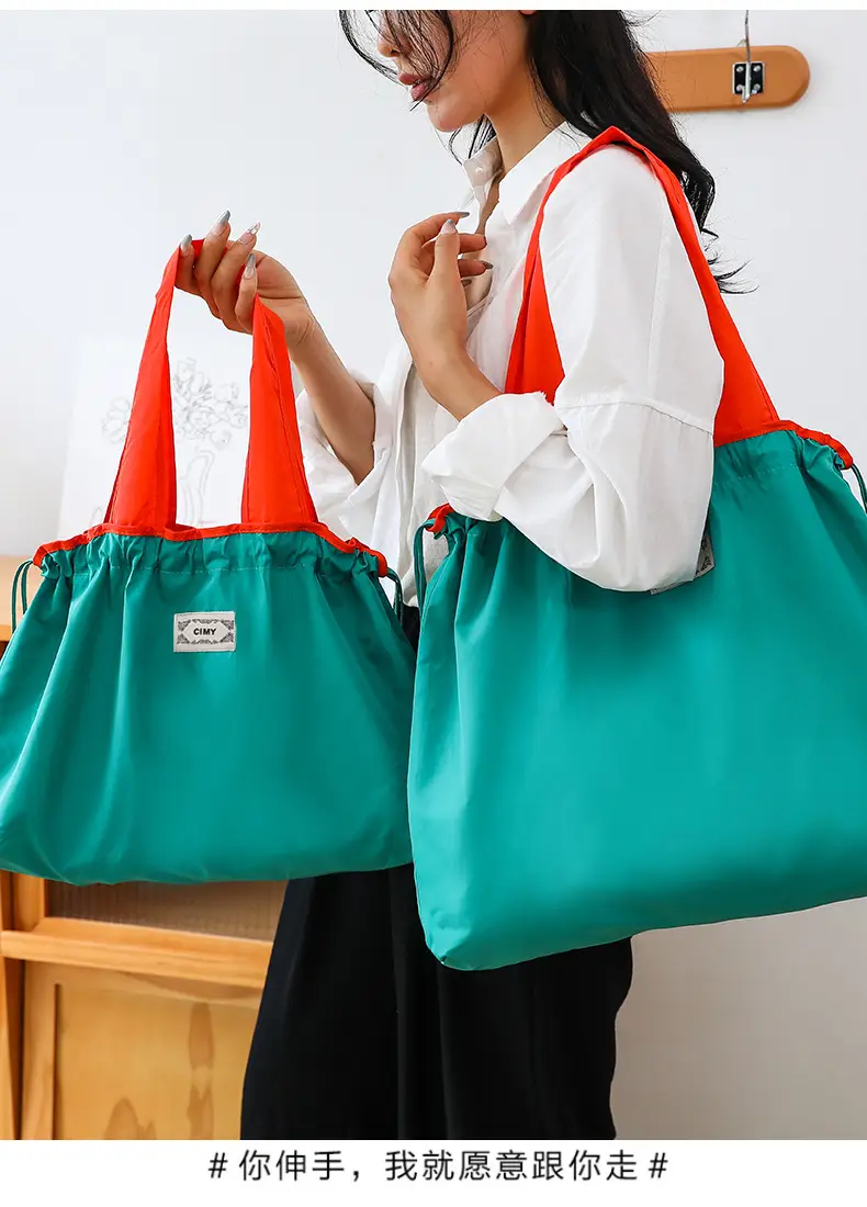 Blue Foldable Mummy Bag Large Capacity Travel Storage Bag — feature 29