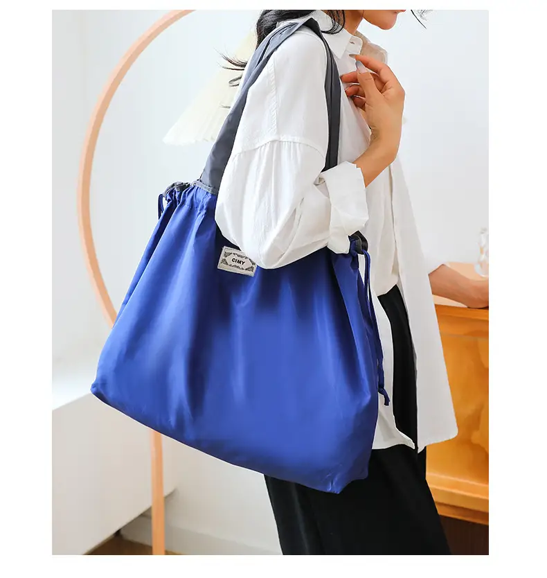 Blue Foldable Mummy Bag Large Capacity Travel Storage Bag — feature 30