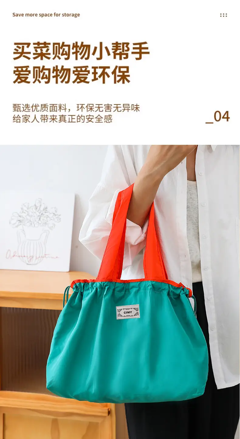 Blue Foldable Mummy Bag Large Capacity Travel Storage Bag — feature 6