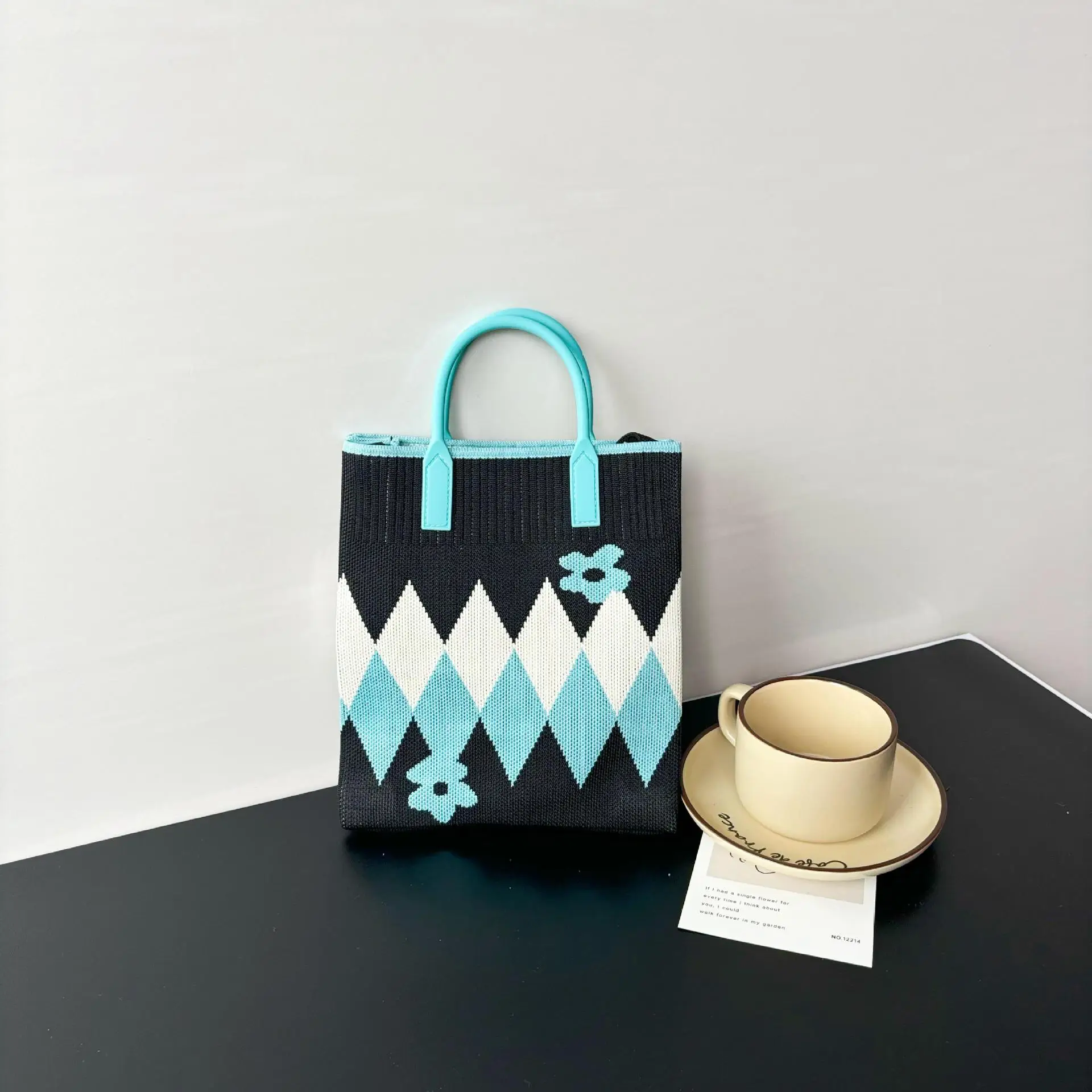 Cartoon Cartoon Mobile Phone Bag Blue White - Image 15