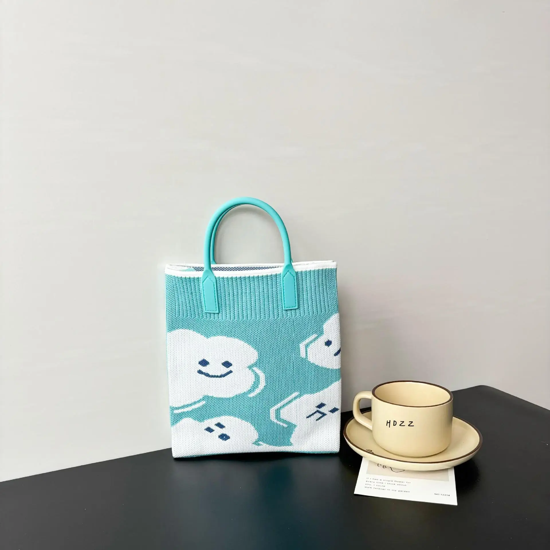 Cartoon Cartoon Mobile Phone Bag Blue White - Image 8