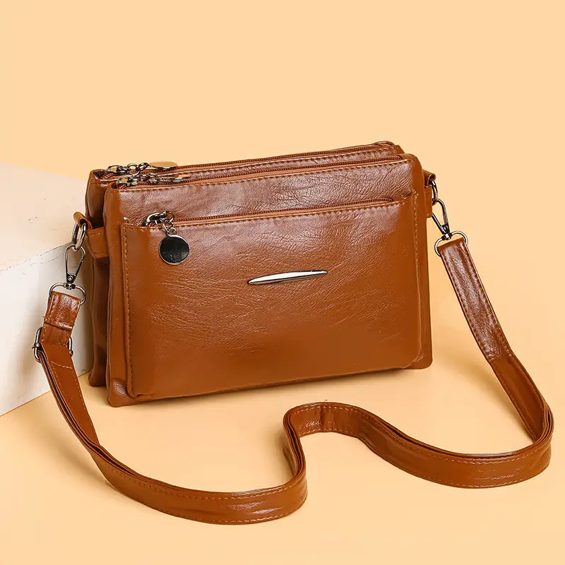 Light Grey Crossbody Phone Bag for Women