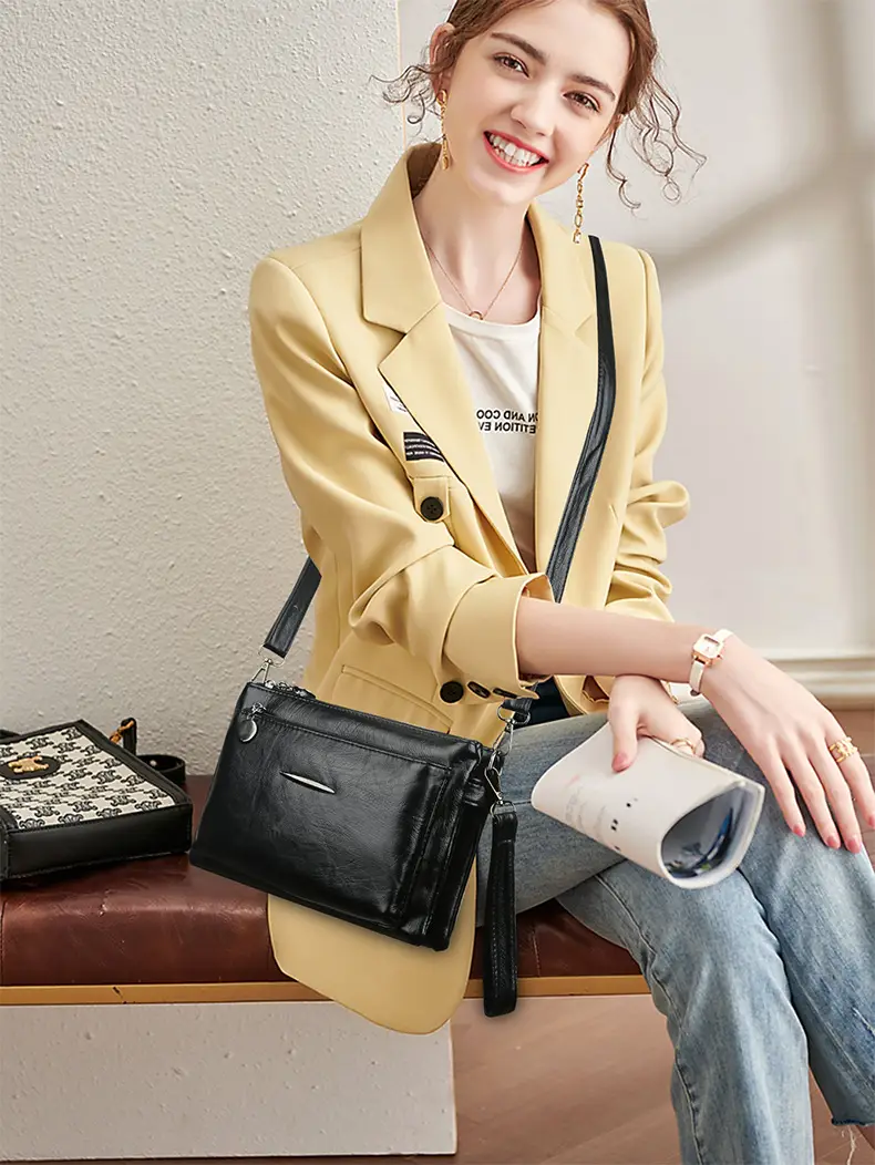 Light Grey Crossbody Phone Bag for Women — feature 5