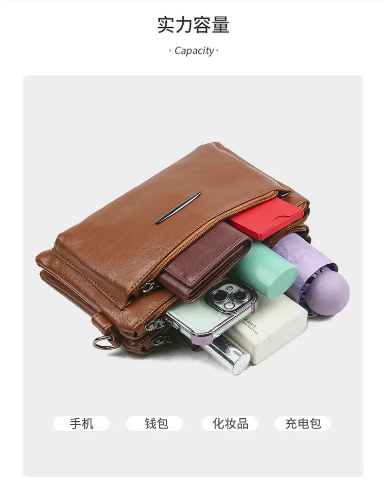 Light Grey Crossbody Phone Bag for Women — feature 8