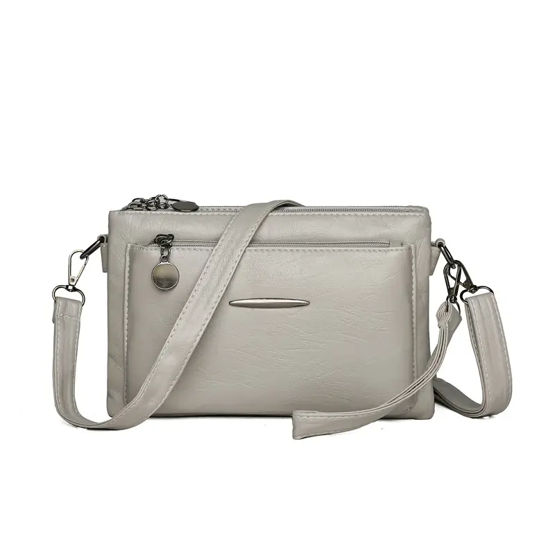 Light Grey Crossbody Phone Bag for Women