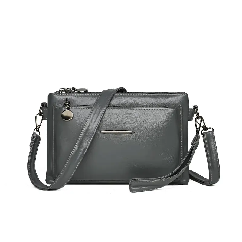 Light Grey Crossbody Phone Bag for Women