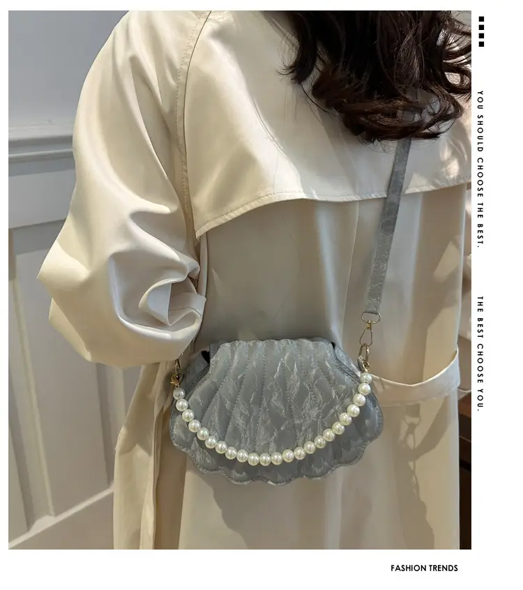 Black Pearl Embellished Shoulder Bag for Women — feature 1