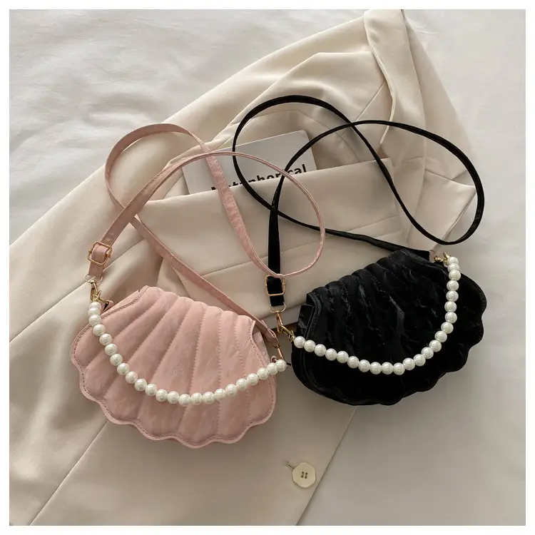 Black Pearl Embellished Shoulder Bag for Women — feature 26