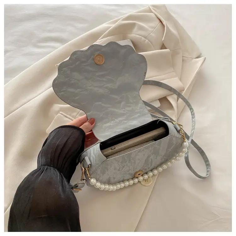 Black Pearl Embellished Shoulder Bag for Women — feature 33