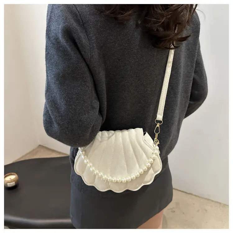 Black Pearl Embellished Shoulder Bag for Women — feature 36