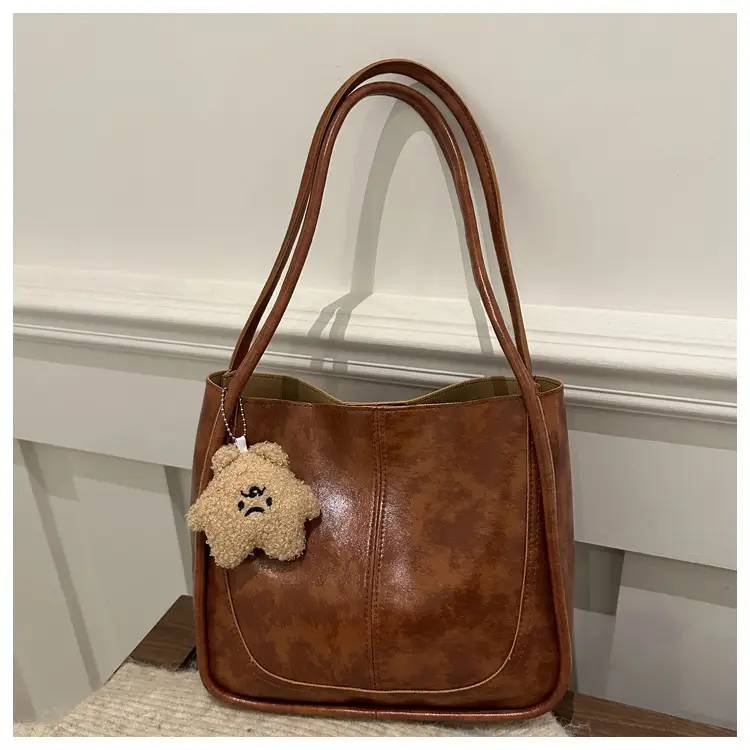 Vintage Maroon Textile Shoulder Bag for Women 2023 — feature 20