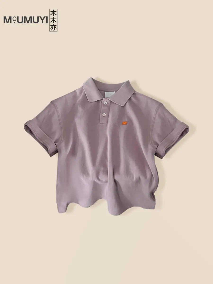 Men Grey Polo Shirt Summer 2025 - Image 4