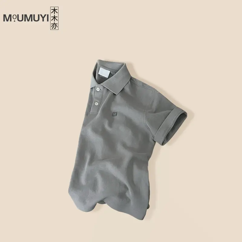 Men Grey Polo Shirt Summer 2025 — feature 6