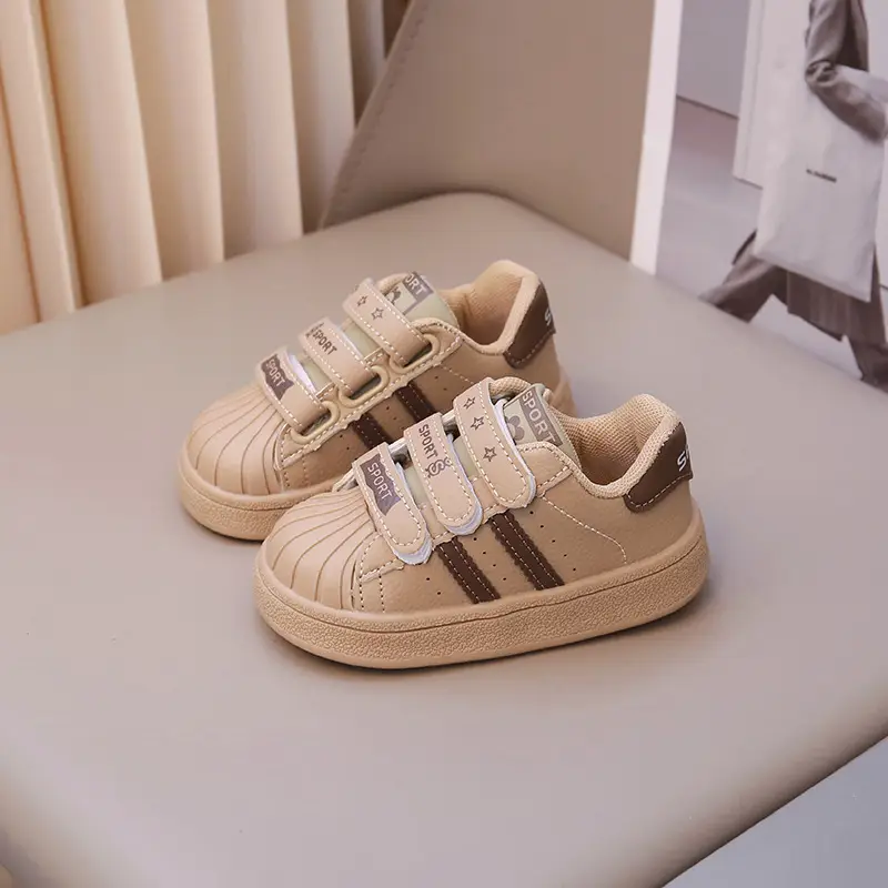 Baby White Strap Sneakers for Girls Spring Autumn