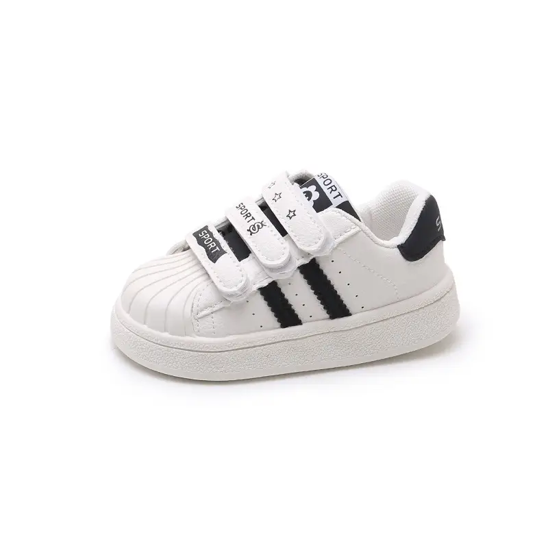 Baby White Strap Sneakers for Girls Spring Autumn