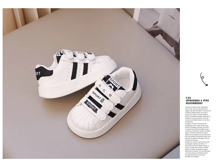 Baby White Strap Sneakers for Girls Spring Autumn — feature 11