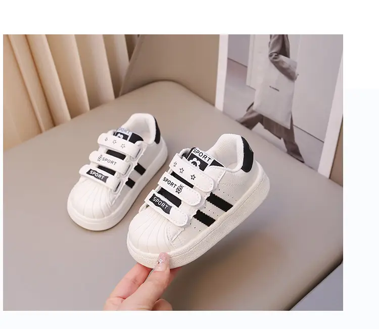 Baby White Strap Sneakers for Girls Spring Autumn — feature 13