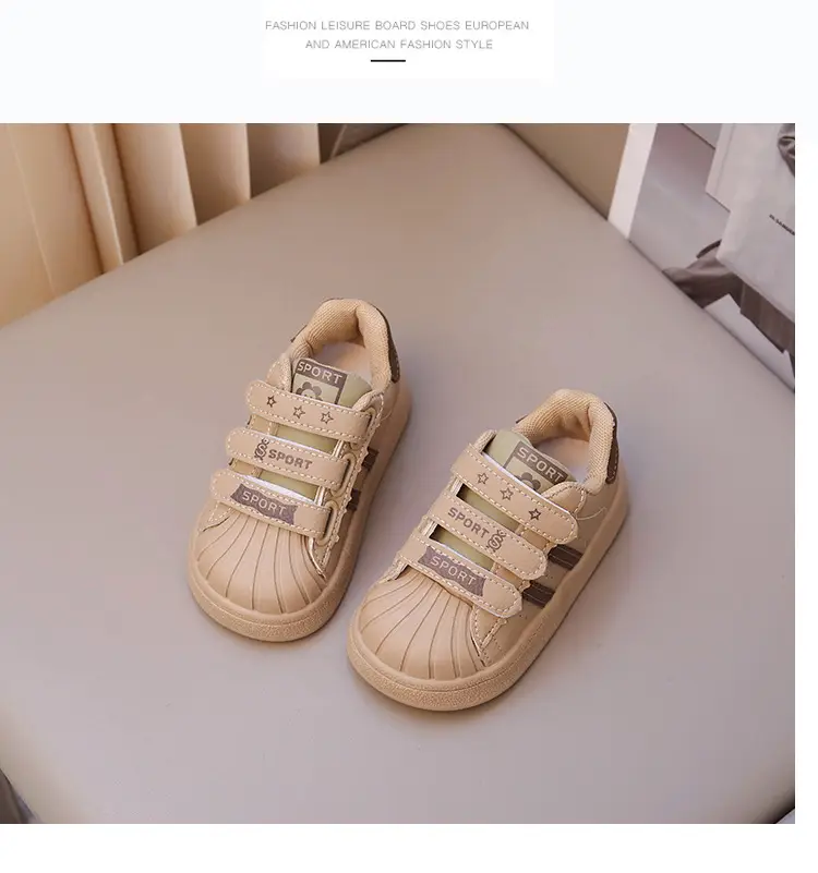 Baby White Strap Sneakers for Girls Spring Autumn — feature 15