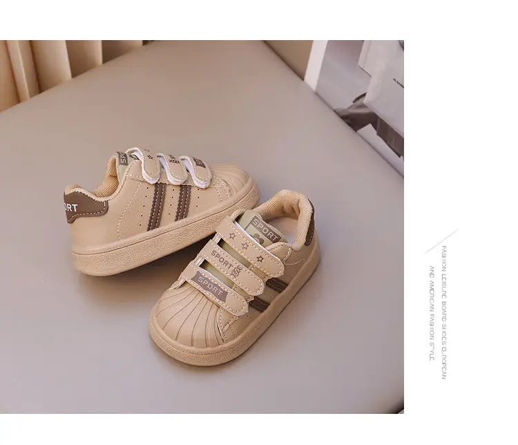 Baby White Strap Sneakers for Girls Spring Autumn — feature 16