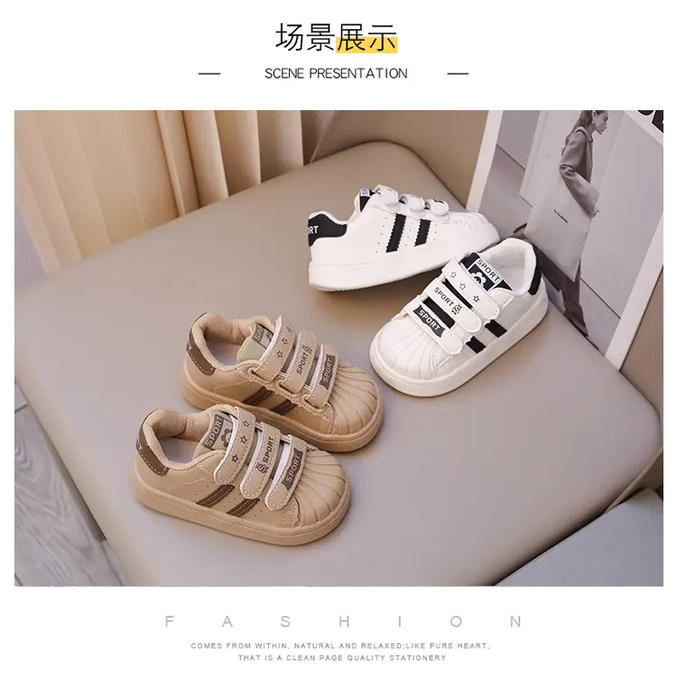 Baby White Strap Sneakers for Girls Spring Autumn — feature 7