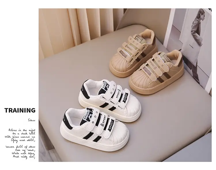 Baby White Strap Sneakers for Girls Spring Autumn — feature 9