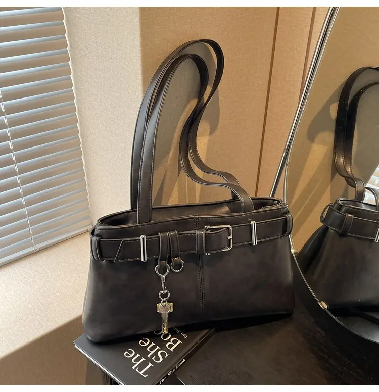 Women's Vintage Brown Shoulder Bag 2024 Autumn Winter — feature 13