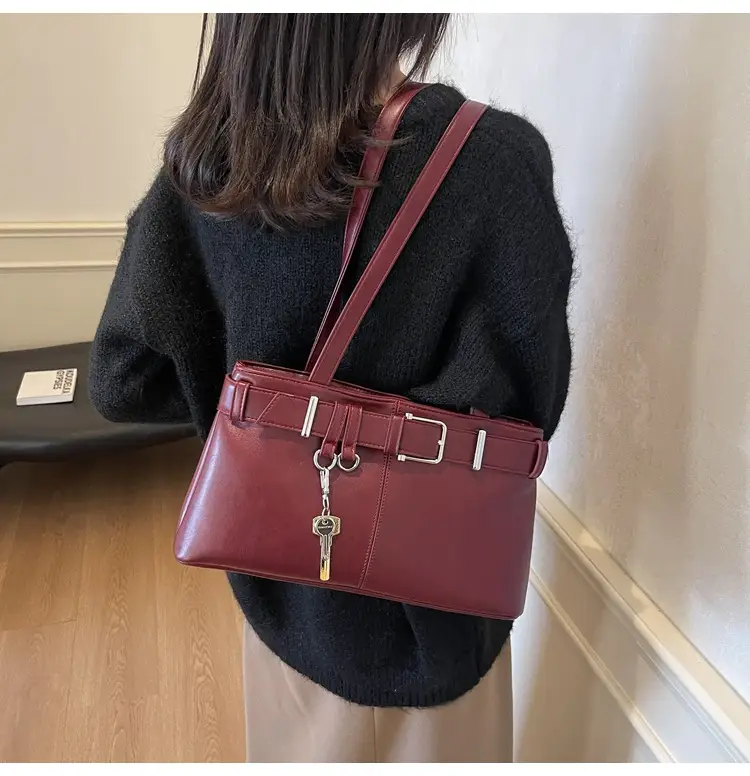 Women's Vintage Brown Shoulder Bag 2024 Autumn Winter — feature 15
