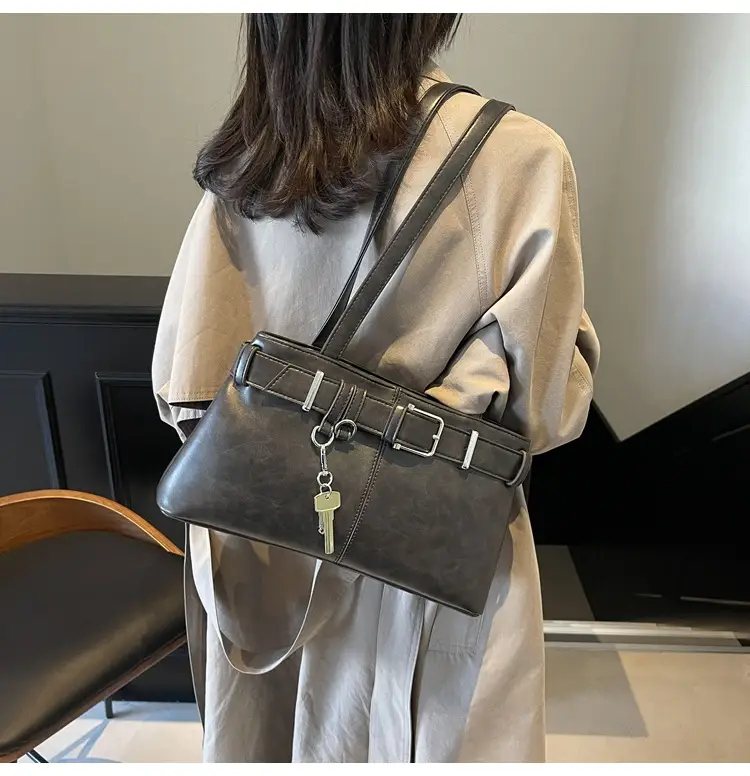 Women's Vintage Brown Shoulder Bag 2024 Autumn Winter — feature 20