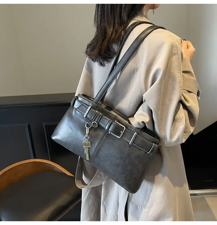 Women's Vintage Brown Shoulder Bag 2024 Autumn Winter — feature 21